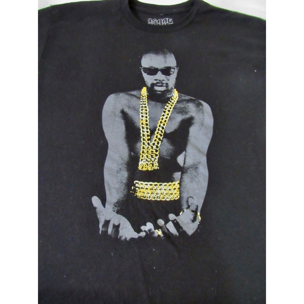 Isaac Hayes Black Moses Cotton T-Shirt‎  Size L New